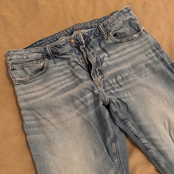 American Eagle AirFlex+ Slim Straight Fit Jeans - Men’s 38x30 - Picture 2 of 10